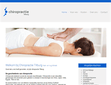 Tablet Screenshot of chiropractietilburg.com